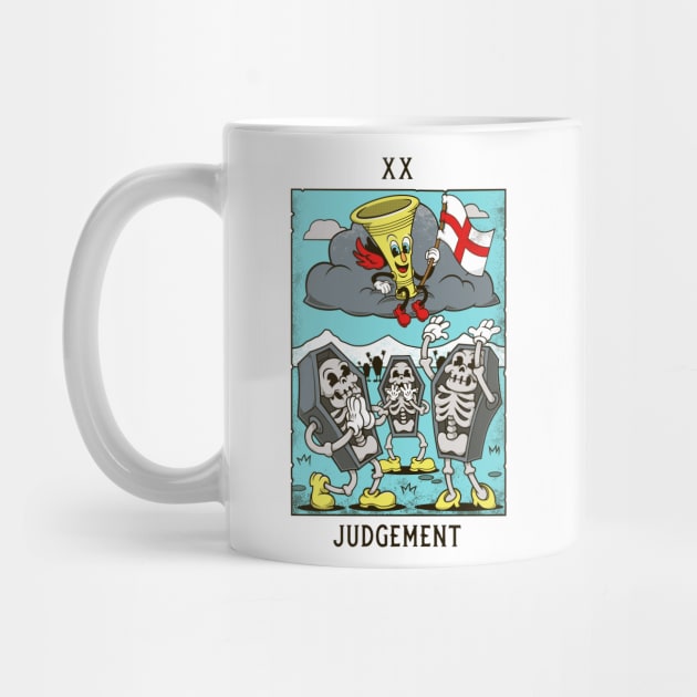 Judgement - Mystical Medleys - Vintage Rubber Hose  Cartoon Tarot (white) by Mystical Medleys